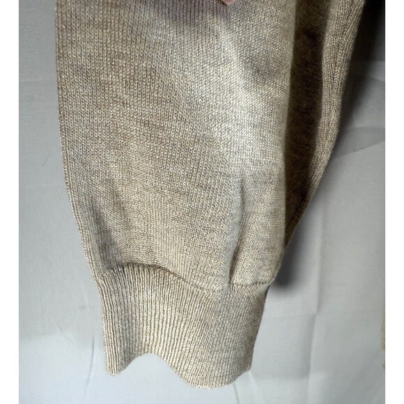 Liz Claiborne Career Pullover Sweater  Beige Studded Size 1X - Picture 5 of 9